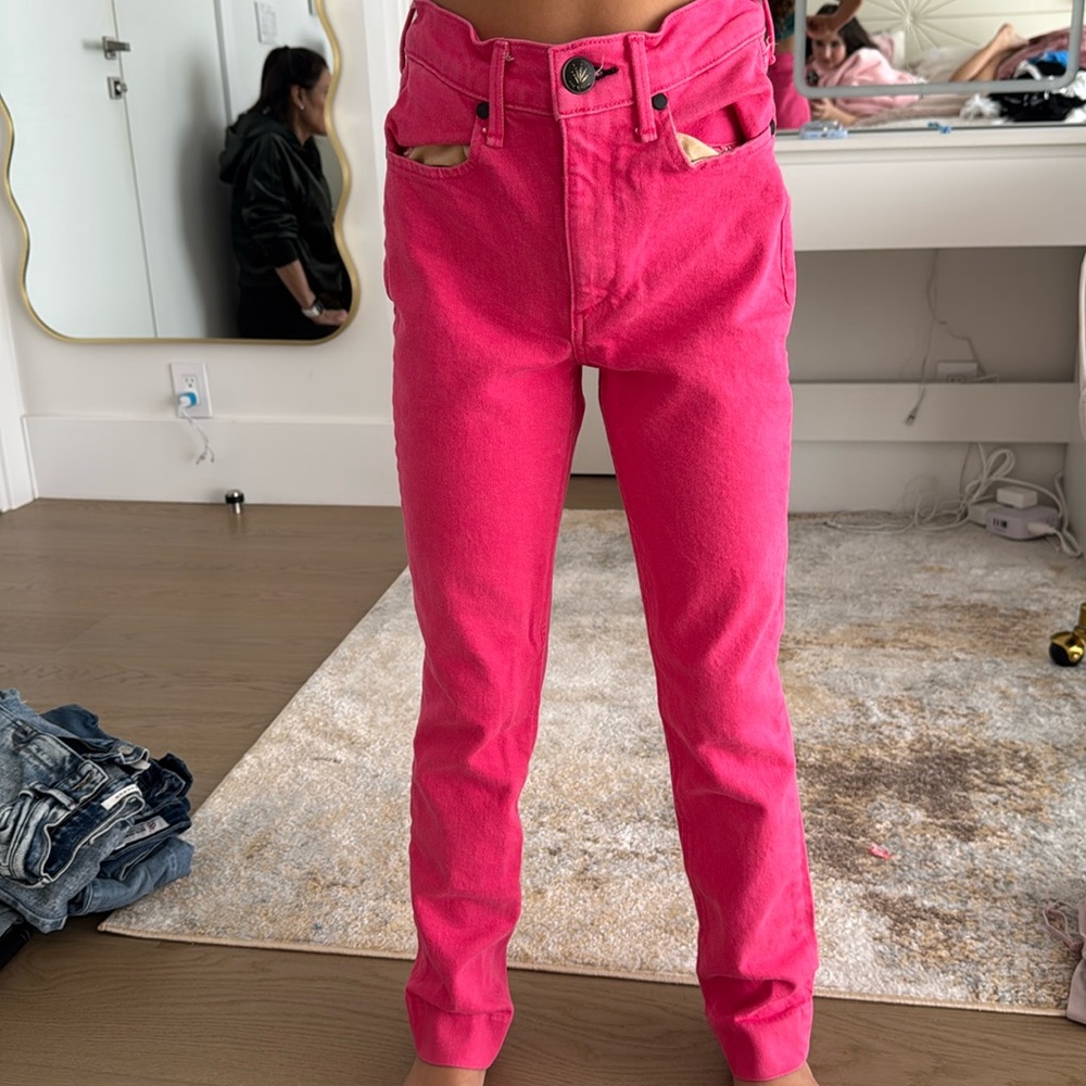 Rag and Bones pink jeans